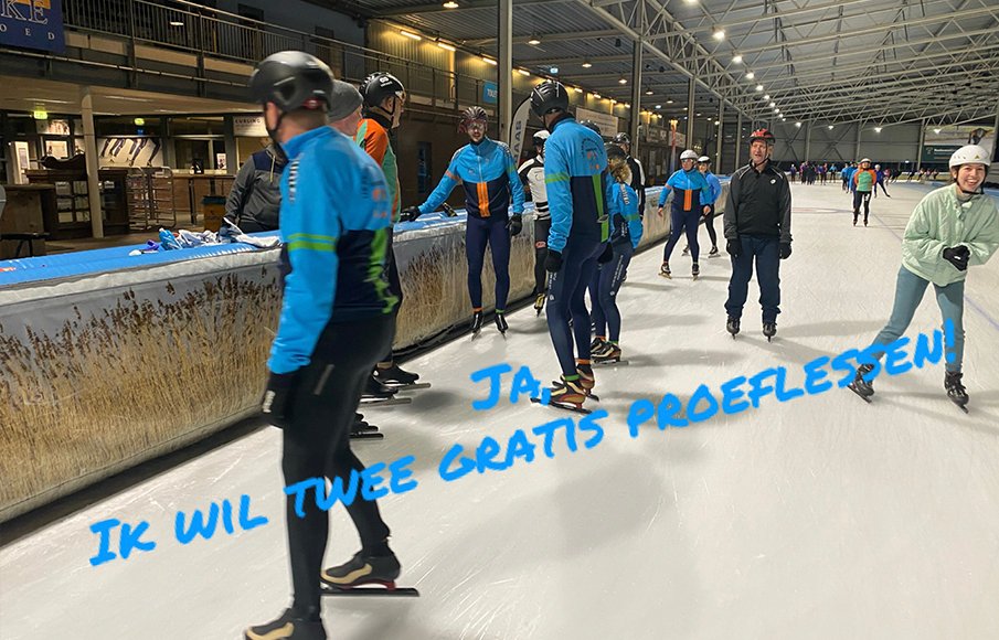 proefles schaatsen